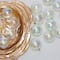 32ct. 3.5" Clear Iridescent Shatterproof Shiny Christmas Ball Ornaments